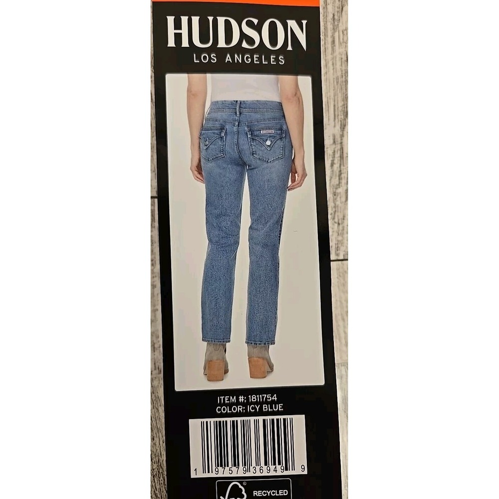 Hudson Los Angeles Jeans 16 Mid Rise Straight Womens Premium Stretch NEW - Picture 11 of 14
